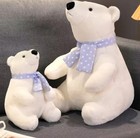White Polar Bear Plush Toy 12  Stuffed Animal Toddler Doll Gift For Kids