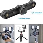 Triple Cold Shoe Extension Mount Hot Shoe Base Adapter Extension Bar Bracket