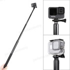 2m Extendable Selfie Stick For Gopro 13 12 11 10 9 8 7 6 5 Black 4 Silver Max