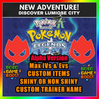 Pokemon Legends Z-a    any Pokemon    Custom 6iv Shiny Alpha Mega Dimension Dlc Za