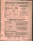 8032 Vintage Mccalls Sewing Pattern Misses 1930s Fitted Back Buttoned Dress 16
