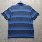 Under Armour Polo Shirt Mens Xl Multi Striped Heatgear Logo Golf Performance