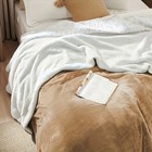 Soft Fuzzy Warm Cozy Throw Blanket With Fluffy Sherpa Fleece For Sofa Couch Bed