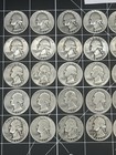 Silver Washington Quarters -- Roll Of 40 -- 90  Silver -- Read Description