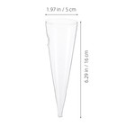 2 Piece 6 29 Inch Transparent Glass Hanging Wall Vases Hydroponic Terrariums    