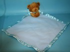 Bright Starts Bear Blue Security Blanket Prayer Plush Soft Toy Stuffed Lovey