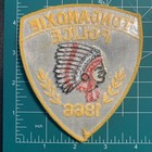 Ohatchee Alabama Indian Police Patch 6w