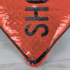 Eastern Metal Signs And Safety No Shoulder Traffic Sign  36 In