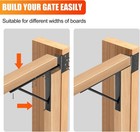 Gate Corner Brace Bracket No Sag Kit For Shed Doors Driveway Gates Corral Gates
