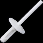 30pcs Wheel Arch Trim Cover Nylon Expanding Rivet White Nylon For Bmw