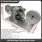 Rca Paper Tape Abrasion Tester 110v Single-phase Coating Wear Testing Machine