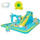 Outdoor Inflatable Water Slides And Trampoline Houses
