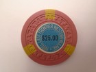  25 Silver Slipper   Last Frontier Las Vegas Nevada Casino Poker Chip