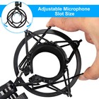 Universal Mic Microphone Shock Mount Clip For Home Studio Podcast Recording