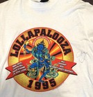     Authentic 1995 Lalapalooza T-shirt Signed By Courtney Love From Hole    