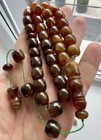 Natural Baltic Amber Islamic Prayer Rosary Brandy 49g  33 Beads Misbaha Tasbih