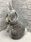 Vintage Russ Berrie Plush Bunny Toby White Gray Rabbit Easter Spring 16  Toy Nwt