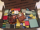 Assorted Lot Of Mixed Glass Mosaic Craft Tiles    3 5 Lbs 