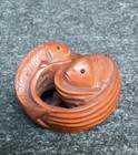 Japanese Fish And Animal Motif Hand Carved Collectibles