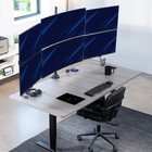 Vivo Telescoping Extra Tall Hex Ultrawide 27  To 38  Monitor Desk Mount