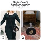 Pet Out Bag Breathable Hamster Carrier Small Bird Portable Oxford Cloth