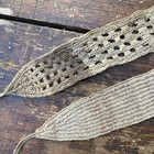 Two Old Papua New Guinea Woven Head Bands  - Oceanic Tribal Textile Art