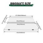 For Ezgo Txt medalist 1994-13 2014 Golf Cart Clear Folding Windshield Windscreen