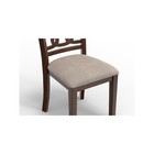 Furniture Gia Solid Wood Dining Chairs In Cherry Brown  set Of 2 