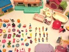 Vintage Polly Pocket Dolls Figures House Playset Accessories Mixed Lot 40  Items