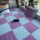 30 30cm Soft Plush Children Kids Rug Play Mat Puzzle Carpet Warm Playmat Mat