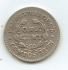 1837 Au Feuchtwanger Hard Times Token