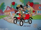    Mickey Minnie Hand Signed Walt Disney Sericel Cel Free Background Marc Davis
