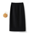 Autumn Winter Female Solid Thin A-line Wool Skirts Girls Classic High Wa