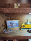 Vintage Wooden Hand Painted Miniature Pair Of Duck Decoys