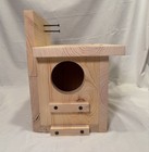 Large Backyard Squirrel bird House Nesting Box With Preditor Guard Handmade