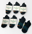 Bombas Toddler Kids Sz 8t-11t Toddler kids Black Ankle Socks Pack Of 6