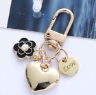 2 Charm Key Ring Heart Alloy Keychain Car Bag Pendant Gift Jewelry