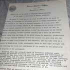 Antique Brookline Ma Board Resolution On President Mckinley Assassination