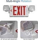 Tanlux Red Exit Sign  Led Emergency Exit Light With Battery Backup  Ul Listed   