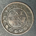 Canada 1859 Large One Cent Victoria Fine