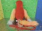 Hanging Mccaw Parrot Plush Stuffie Vintage 11  