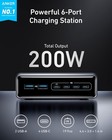 Anker  refurb Prime Charging Station  200w 6-port Gan Desktop Charger