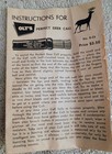 Vintage P s  Olt  Perfect Deer Call Model No  R-25 Perfect Illinois Original Box
