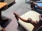 Great Pair Of Antique Large Mahogany Armchairs Or Throne Or Dining Chairs