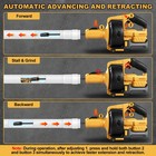 New 21v Electric Drain Auger Auto-feed 25ft Plumbing Snake For 3 4 -3 55  Pipes