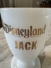 Vintage Disney Disneyland White Milk Glass Coffee Tea Cup Mug Personalized Jack
