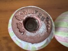 Mackenzie-childs Hand Painted  Flower Cabinet Pull Knob As Is Needs Insert