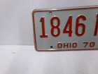 1970 Ohio License Plate 1846pg