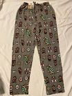 Super Mario Bros 3 Luigi Video Game Bowser New Mens Pajama Sleep Lounge Pants
