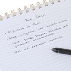 Top Spiral Memo Pad  Lavender  8  X 10   96 Ruled Sheets